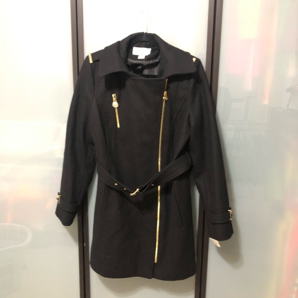 MICHAEL Michael Kors Jackets & Blazers - NEW Michael Kors Asymmetrical Wool Coat